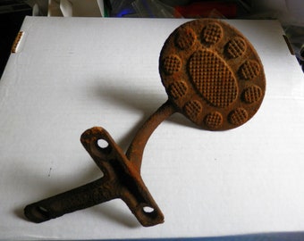 Antique cast iron buggy step vintage