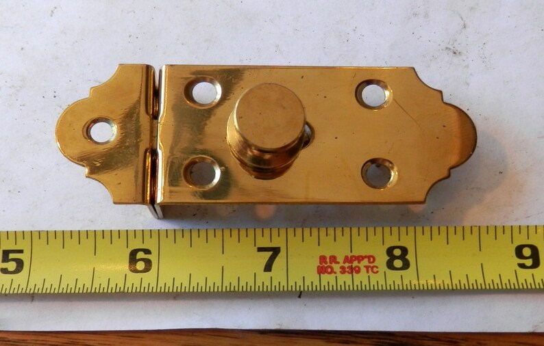 early style latch flush mount latch, mortice style latch solid brass