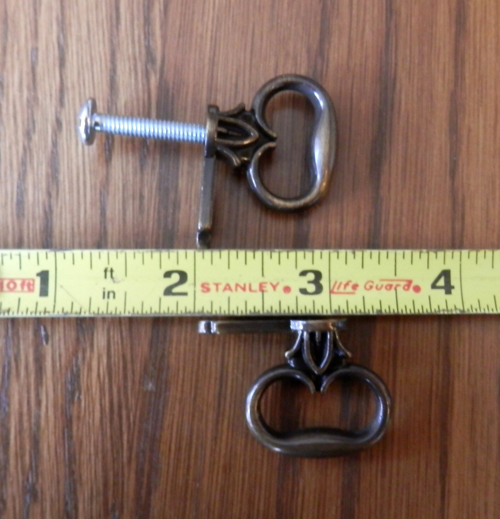 Antiqued Cast Brass Mock Key Pull Etsy