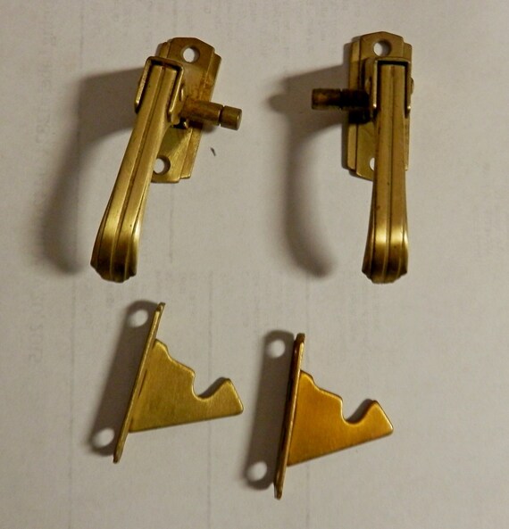 3 8 Offset Vintage Kitchen Cabinet Latches Left Or Right Etsy