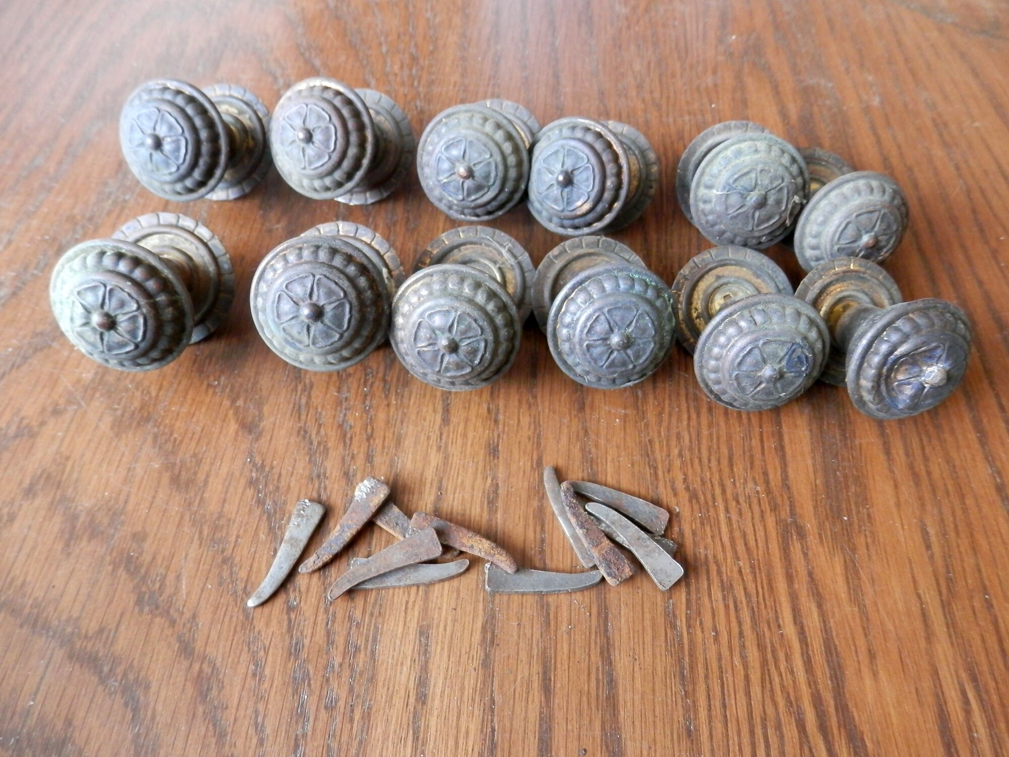 Ein 1 original Spulenschrankknopf mit Rückplatte und innen | Etsy