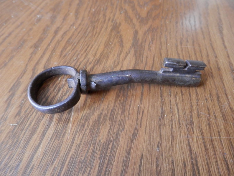 Antique Hand Made Barrel Key 4 1/4 Long/ Late Etsy