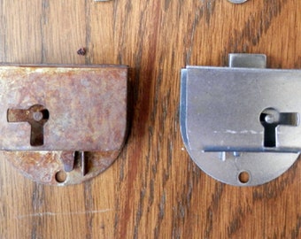 Half-mortise(dovetail) lock for drawers or doors, and Left or right hannd