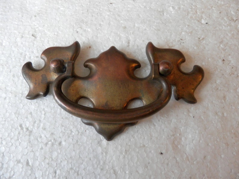 Set of Six 6 Vintage Brass Drawer Pulls 2 1/2 Centers Etsy