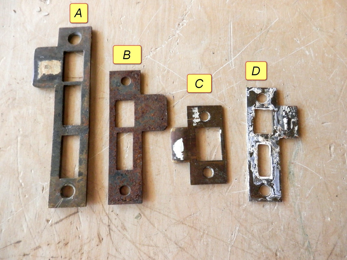 Choice One 1 antique multi hole strike plate original Etsy