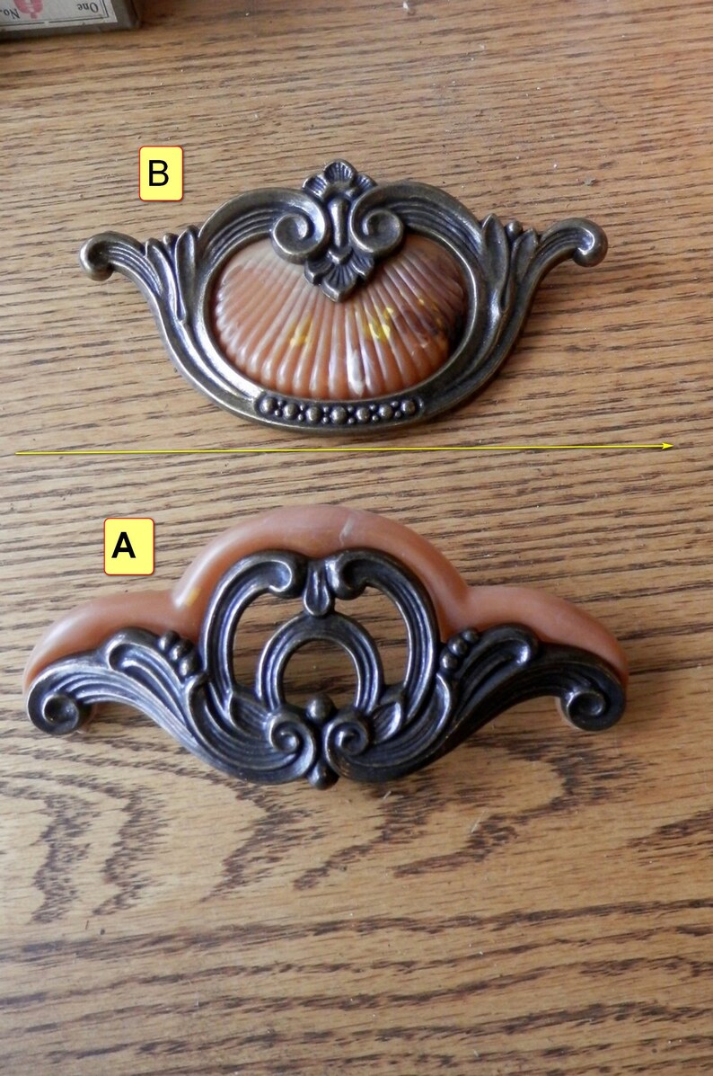 Choice Waterfall Era Style Drawer Pull Bakelite New Etsy