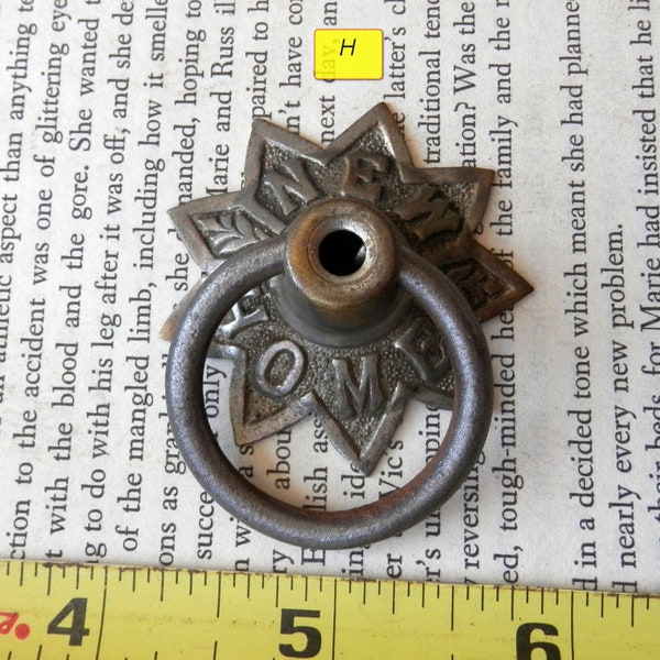 Choice one (1) antique sewing machine drawer pulls original