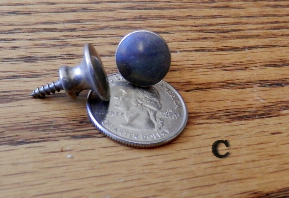 Small vintage knobs different finishes and sizes antique Etsy