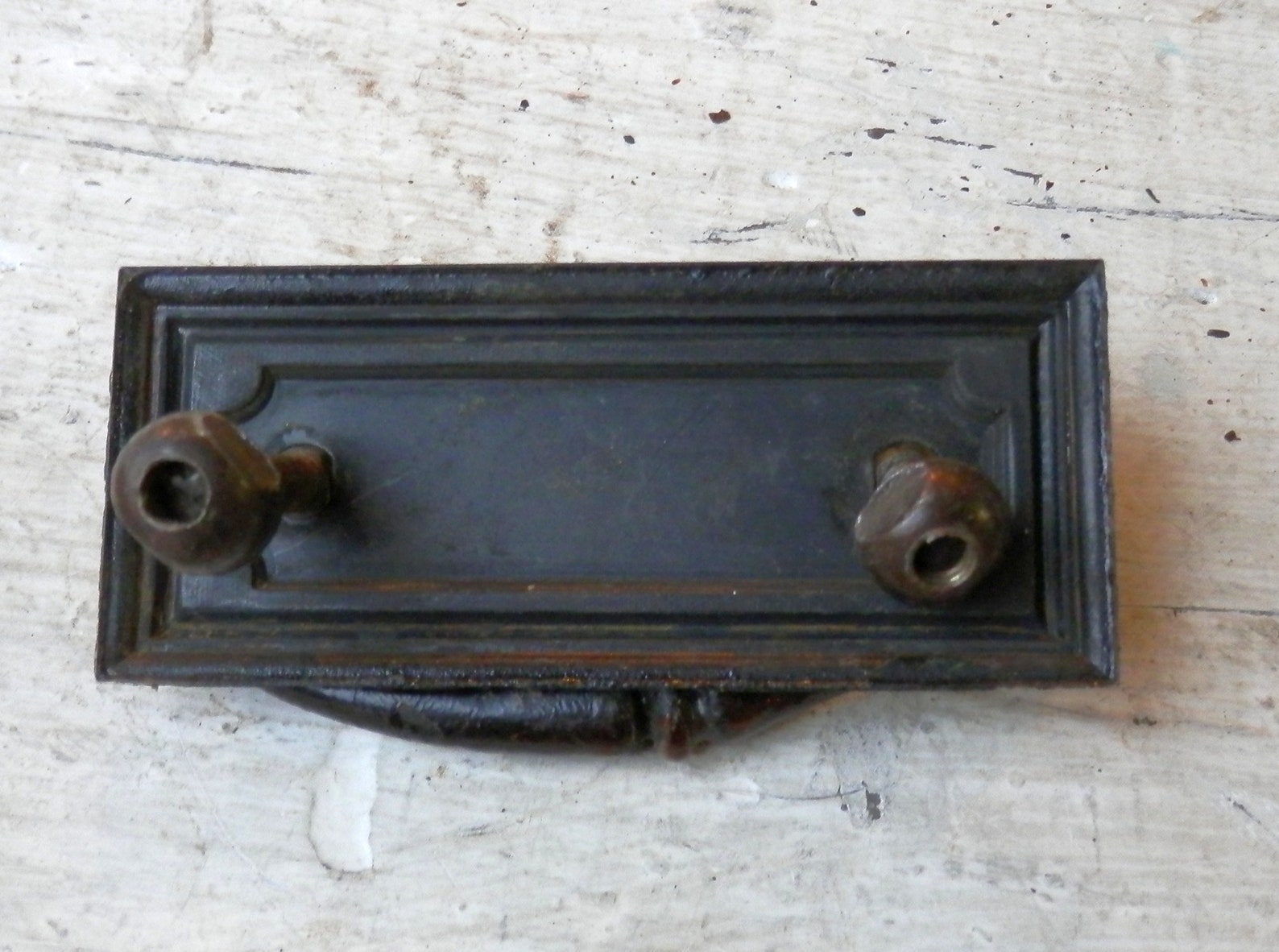 Pair 2 Antique Built in Drawer Pulls 2 1/8 Etsy