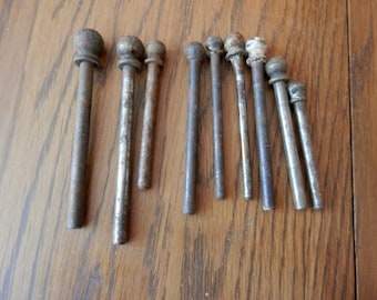 choice of one (1) antique ball tip hinge pins vintage several sizes