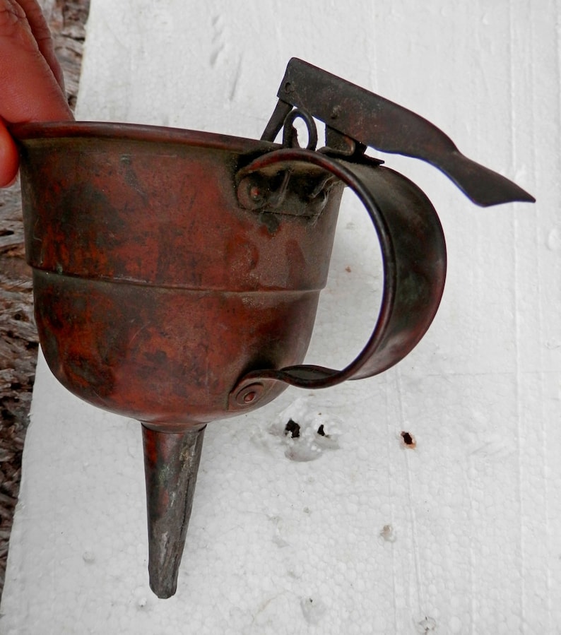 Antique Copper Funnel With a Stop Trigger to It Moonshine or - Etsy