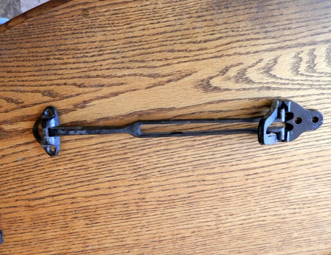 Antique cast iron original 3 pc drop leaf table support Etsy