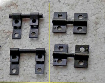 choice pair of mirror hinges or pivots, restoration hardware, wood working