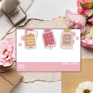 3 piece magnetic bookmarks