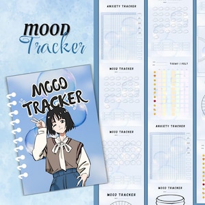 Mood Tracker | self care planner | wellness planner | planner | ipad planner | goodnotes planner