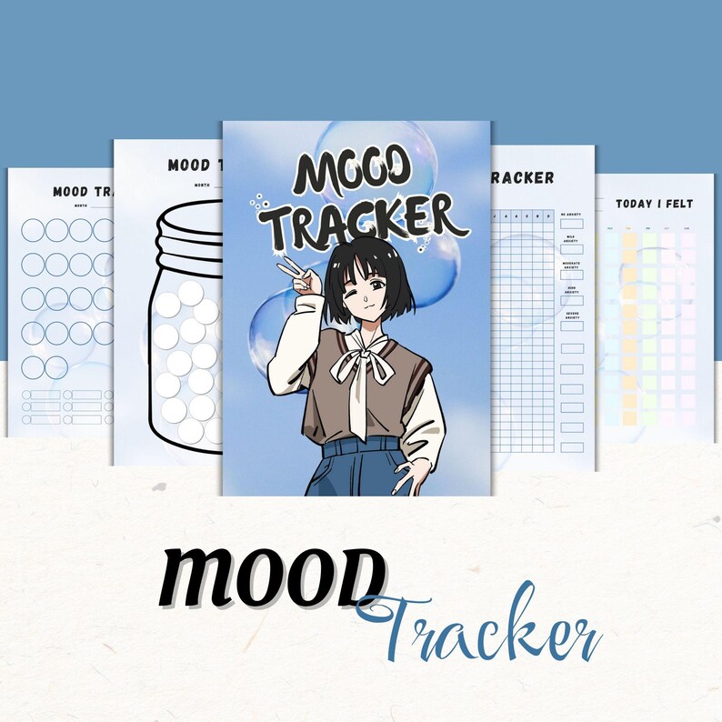 Mood Tracker | Self-care & Wellness Planner | Digital Download - Etsy ...