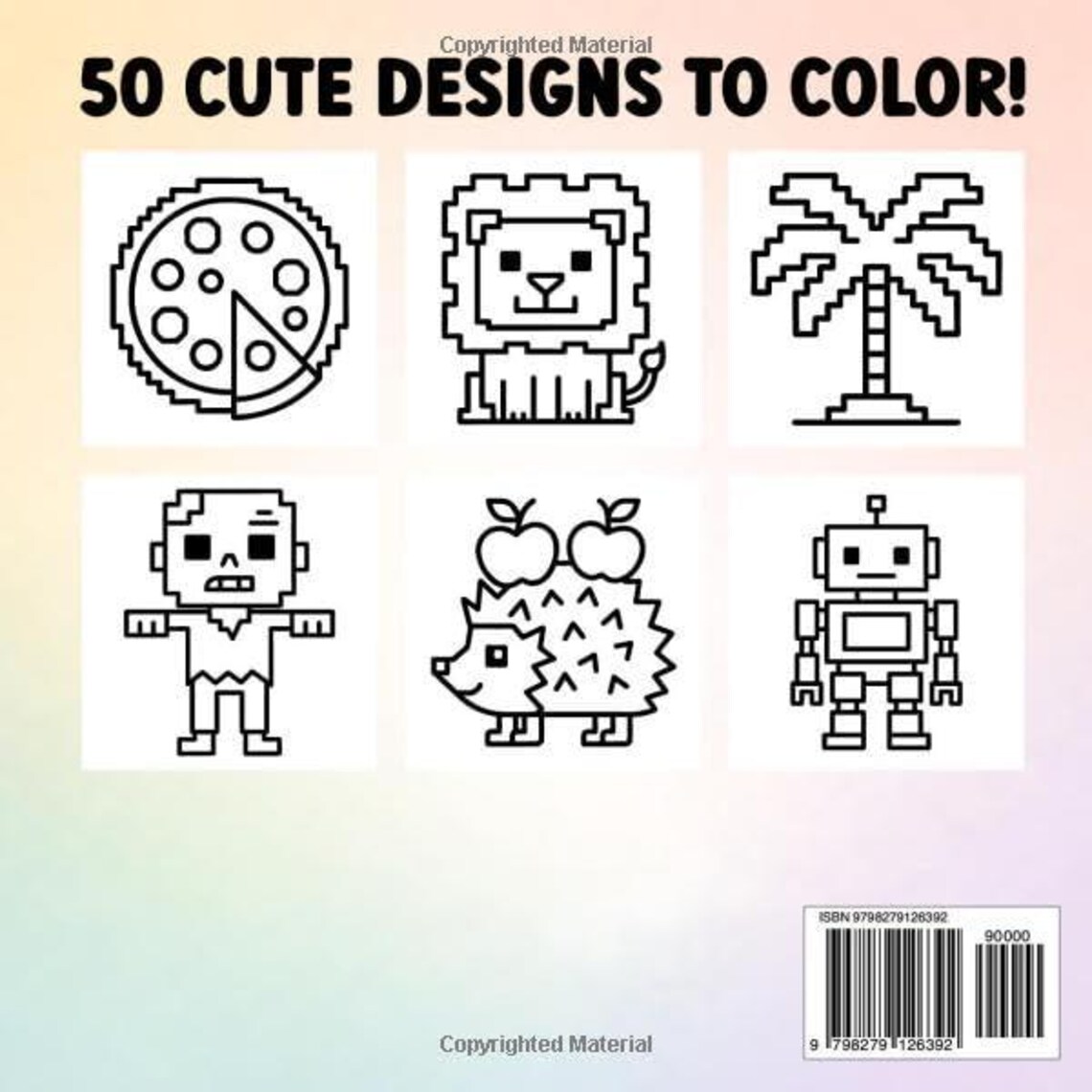 Pixel Art Coloring Book | Coloring Book for Kids and Adults | Retro ...