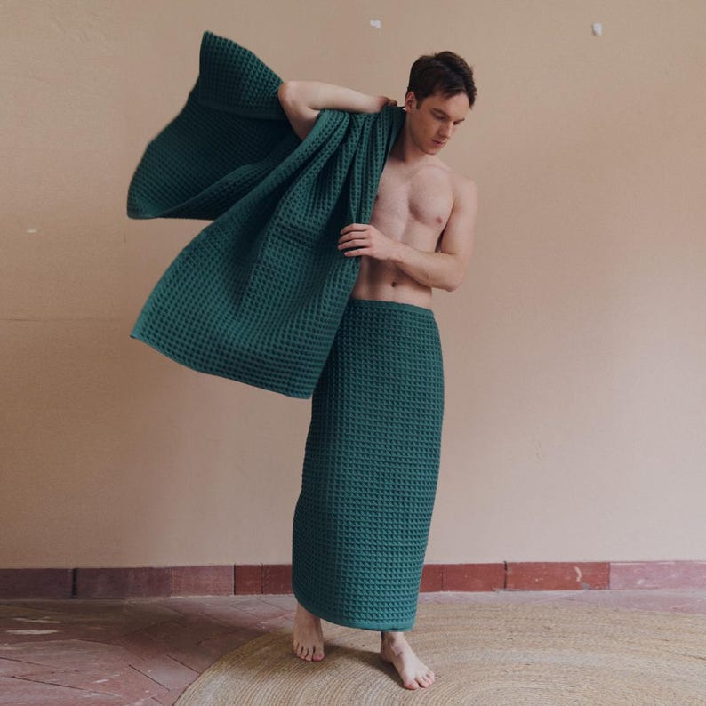 KOSMU Waffle Bath Towel
