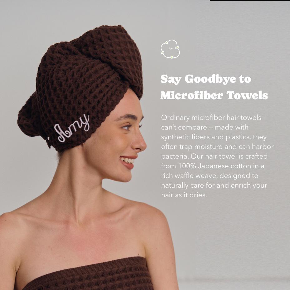 Super Absorbent Microfiber Hair Towel Wrap - Fast Drying Cap For Women/Girls