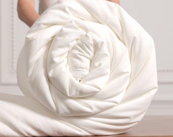 Mulberry Silk Duvet: All-season Silk Comforter with Organic Cotton Shell, OEKO, Gift Basket, Custom Size