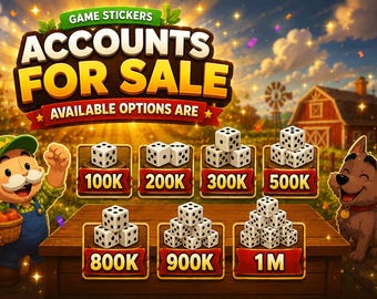 Monopoly Go - Accounts - 100 K to 1 Million Dice
