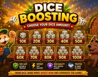 Monopoly Go - Dice Boosting - 10K to 100K
