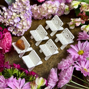 Set of 6 Ramadan Date Stand | Mini Rehal Date Stand | Islamic Iftar Table Decor | Qur’an Book Stand Inspired | Eid Party Place Setting