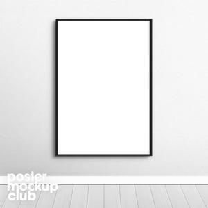 A0 Frame Poster Mockup: Large Format Artwork Display (PSD Template, JPG File)