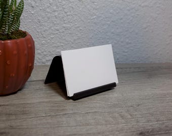 Porta biglietti da visita stampato in 3D – Organizer da scrivania – Colore personalizzato – Accessorio da ufficio minimalista