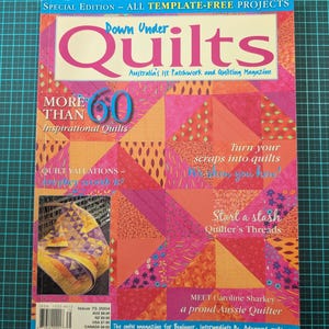 Vintage Down Under Quilts Magazine, Issue 75 2004