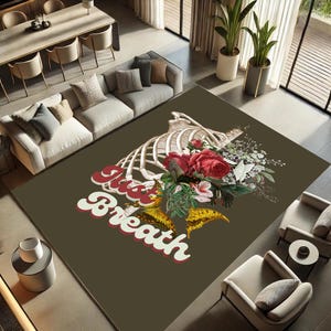 Colorful Rug,Living Room Rug,Custom Rug,Floral Rug,Patterned Carpet,Exotic Rug,Flowers Rug,Soft Rug,Washable Rug,Butterfly Rug,Anti-Slip Rug