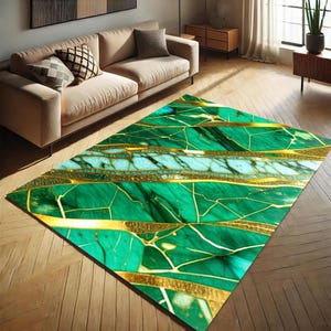 Green Rug,Color Rug,Living Room Rug,Home Decor Rug,Modern Rug,Anti Slip Rug,Washable Rug,Fun Rug,Art Rug,Design Rug,Patterned Rug,