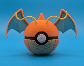 Dragonite Themed 3D Printed Ball