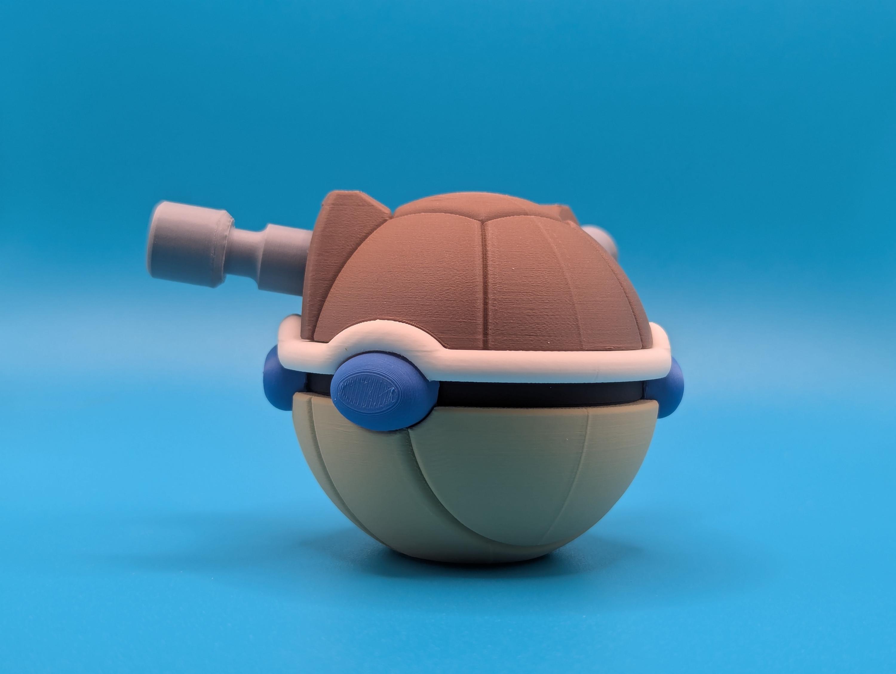 Blastoise Themed 3D Printed Ball - Etsy