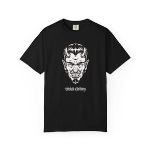 Handsome Devil Horror T-shirt, Unisex Tee, Creepy Shirt, Unique Goth Clothing, Occult Apparel, Alternative Shirt, Dark Aesthetic