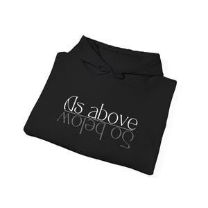 As above So below Hoodie, Scary, Alternative, Edgy, Halloween Gift, Satanic, Creepy, Horror Merch, Dark, Occult, Witchy, Dark Aesthetic