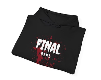 Final Girl Hoodie, Spooky Horror Graphic, Halloween Gift