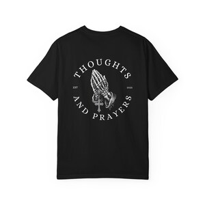 Thoughts and Prayers Hands T-Shirt, Unisex Tee, Creepy Shirt, Unique Goth Clothing, Occult Apparel, Alternative Shirt, Dark Aesthetic
