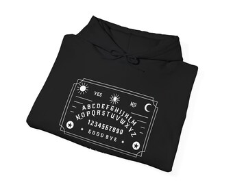 Ouija Board Hoodie, Gothic Horror, Witchy Apparel