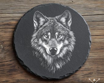 Lobo - Lightburn, Diseño de grabado, Descarga digital para grabado láser - 001