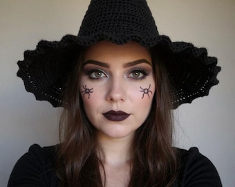 Crochet Witch Hat Pattern: DIY Halloween Costume (PDF)