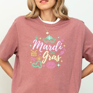 Mardi Gras T-Shirt, Fat Tuesday Sweatshirt, Mardi Gras Glitter Carnival Shirt, New Orleans Parade Shirt, Fleur De Lis Party Shirt