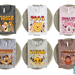 Disney Character Shirt, Mickey Friends Toy Story Pooh Simba Stitch Aladdin Shirt, Disney Family Trip Tee, Disneyland Matching 2025 Shirt