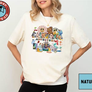 California Adventure Disneyland T-Shirt,  Family Disney Trip Shirt, Mickey and Friends California Vacation Tee,  Disneyland California Shirt