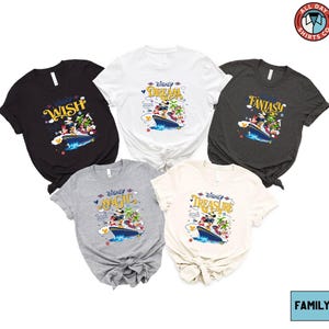 Disney Cruise 2025 T-Shirt, Familienurlaub-Schatz-Wunsch-Magie-Fantasy-Traum-Wunder-Abenteuer-T-Shirt, Mickey und Freunde passendes Cruise-Shirt