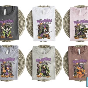 Nightmare On Main Street T-Shirt, Mickey And Friends Halloween Family Shirt, Retro Disney Halloween 205 Party Sweatshirt, Ween Gift Sweater