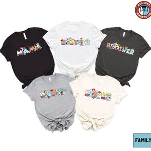 Toy Story Family Matching Shirts, Disney Mom Dad Brother Sister T-Shirt, Toy Story Group Birthday Gift, Disney Family Trip Shirt