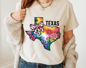 Texas Pride T-Shirt: Bluebonnet Style, Unisex Southern Tee
