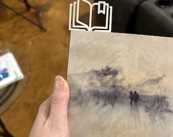 3D-geprinte bladwijzer, uniek PLA-lezercadeau