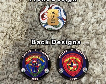 Texas DPS Inspired FIFA Style Challenge Coin | UVDTF 3D Textured Collectible Coin | Law Enforcement Gift | Tactical Badge Display Token